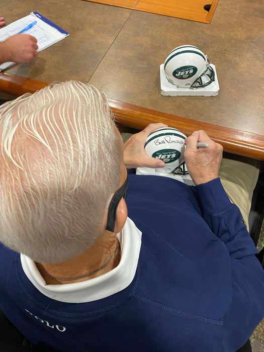 Bill Parcells Autographed NY Jets Mini Helmet (JSA)