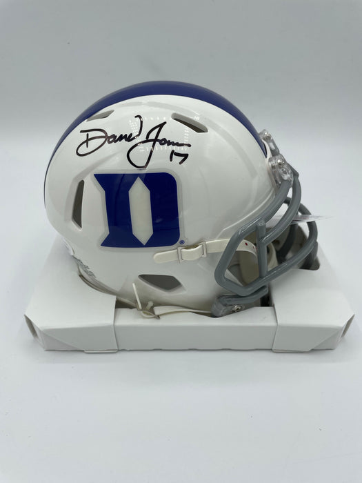 Daniel Jones Autographed University of Duke Speed Mini Helmet (JSA)