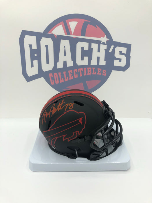 Bruce Smith Autographed Eclipse Alternate Mini Helmet (JSA)