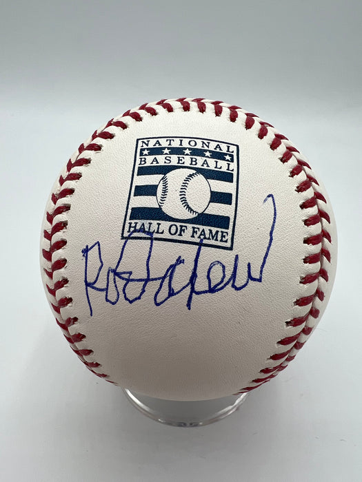 Rod Carew Autographed Hall of Fame Logo Baseball (JSA)