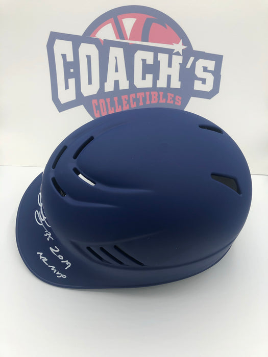 Cody Bellinger Autographed LA Dodgers Matte Finish Full Size Cool Flo Batting Helmet with Multi Inscriptions (Fanatics/MLB)
