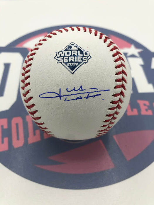 Juan Soto Autographed 2019 World Series Baseball (Beckett)