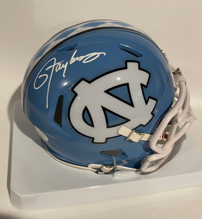 Lawrence Taylor Autographed University of North Carolina Mini Helmet (JSA)