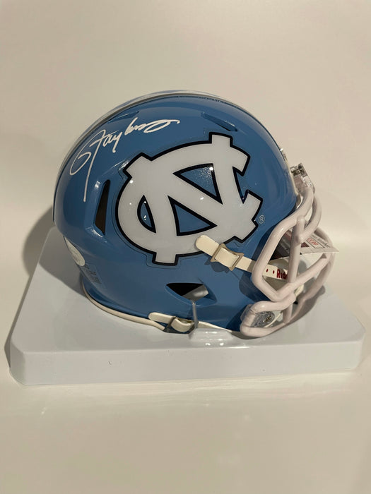 Lawrence Taylor Autographed University of North Carolina Mini Helmet (JSA)