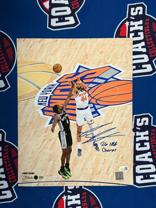 Landry Shamet Autographed 11x14 Photo w/ 26 NBA Champ (JSA)