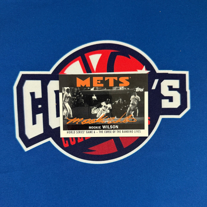 Mookie Wilson Autographed 2021 Topps Once Upon a Time in Queens Special Set Card (GTP)