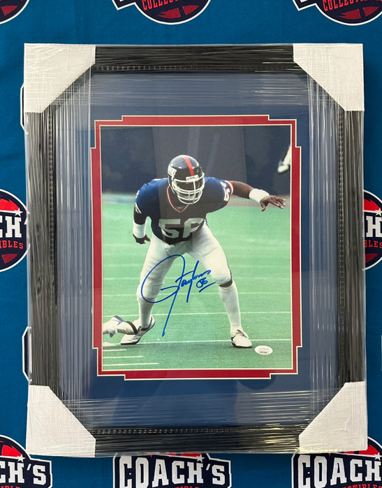 FRAMED Lawrence Taylor Autographed 11x14 Photo (JSA)