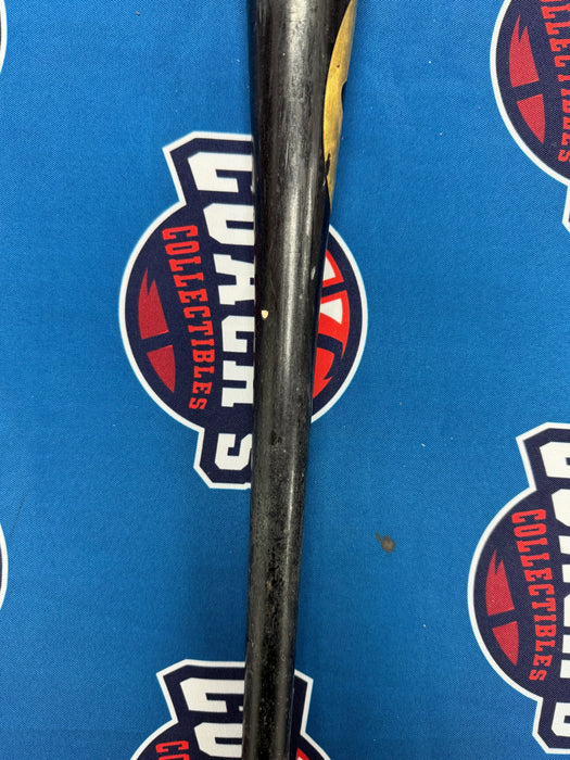 Ronny Mauricio Autographed GAME USED Bat from 2025 Season w/ Inscr (JSA)