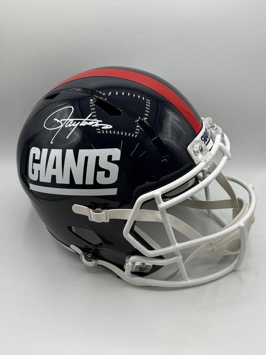 Lawrence Taylor Autographed NY Giants Full Size Retro Speed Replica Helmet (JSA)
