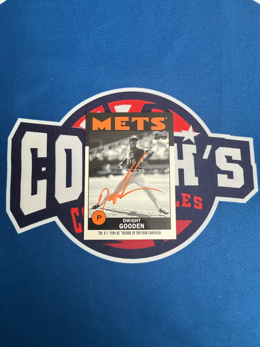 Dwight "Doc" Gooden Autographed 2021 Topps Once Upon a Time in Queens Special Set Card (GTP)