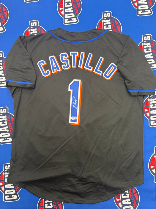 Luis Castillo Autographed Custom NY Mets Black Jersey (Beckett)