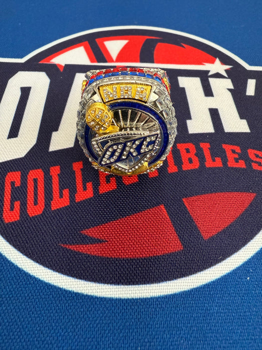 Oklahoma City Thunder Replica 2025 NBA Championship Ring (SGA-MVP)
