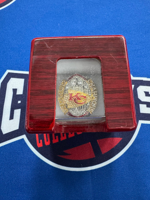 Patrick Mahomes Super Bowl LVIII Replica Ring with Display Box