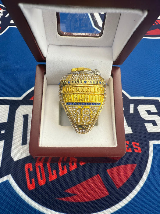 Los Angeles Dodgers 2025 Replica World Series Ring w/ Display Box (Yamamoto-MVP)
