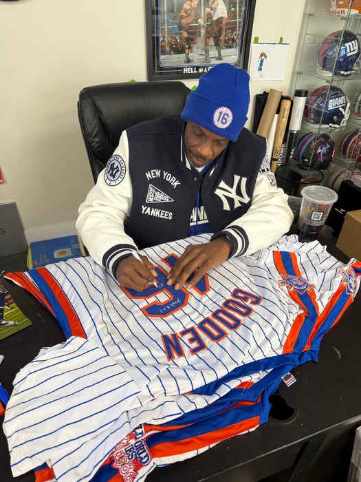 Doc Gooden Autographed CUSTOM NY Mets Jersey w/ Multi Inscriptions (JSA)