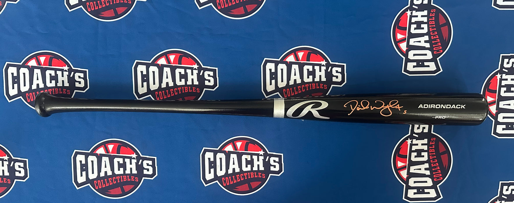 David Wright Autographed Black Rawlings Pro Model Bat (Beckett)