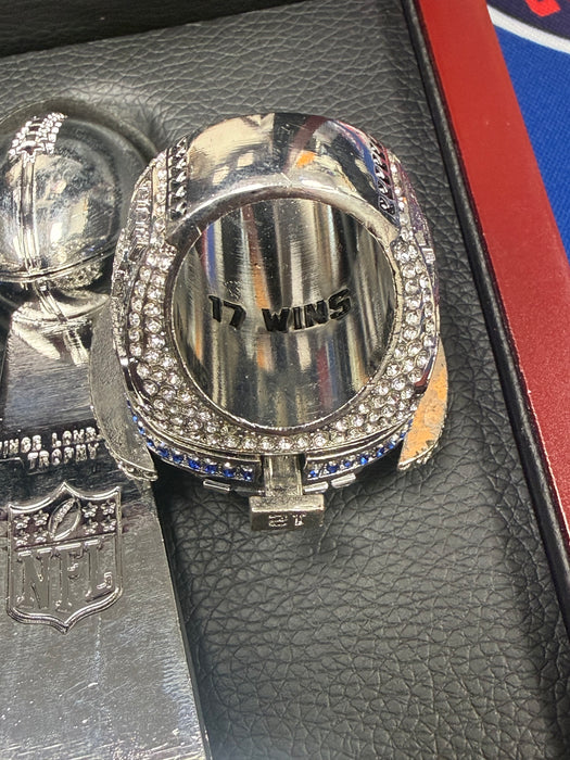 Seattle Seahawks 3pc Replica Super Bowl Ring & Trophy with Display Box