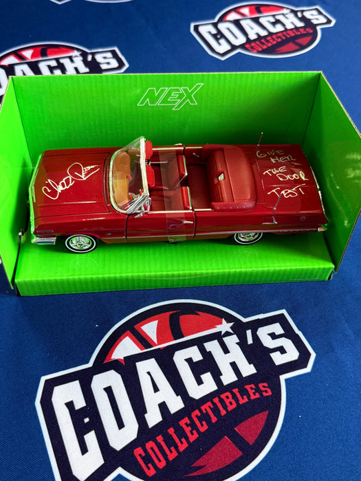 Chazz Palminteri Autographed Red Convertible Die Cast Car w/ Give Her the Door Test (JSA)