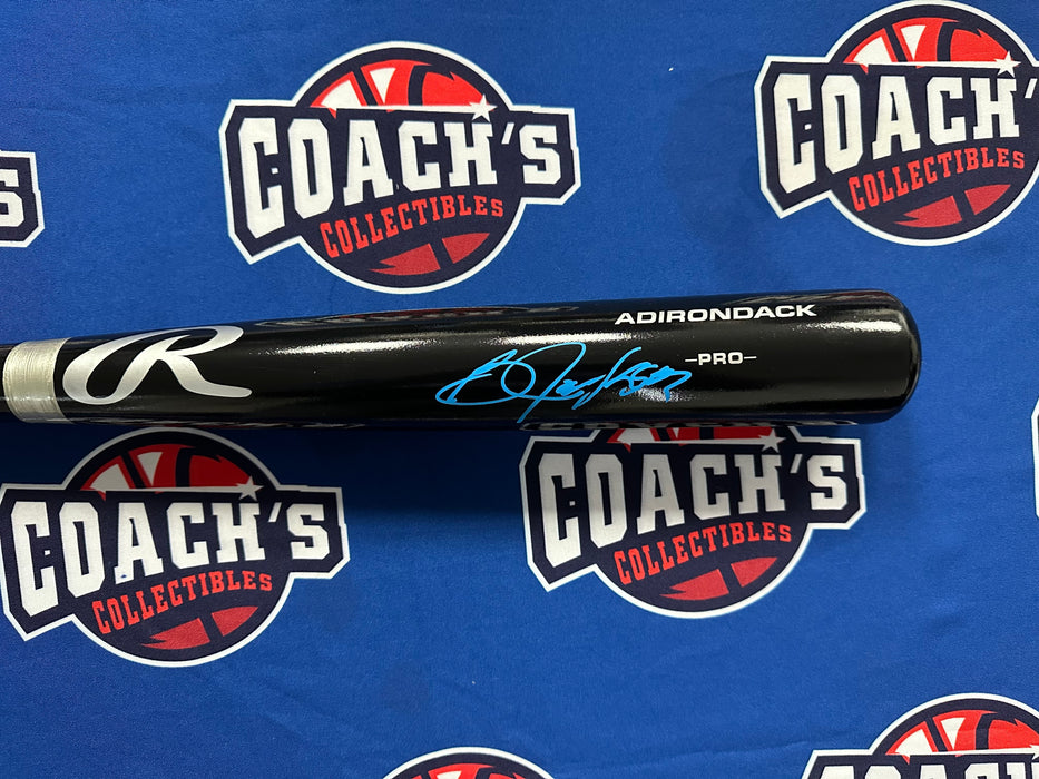 Bo Jackson Autographed Black Rawlings Pro Model Bat (Beckett)
