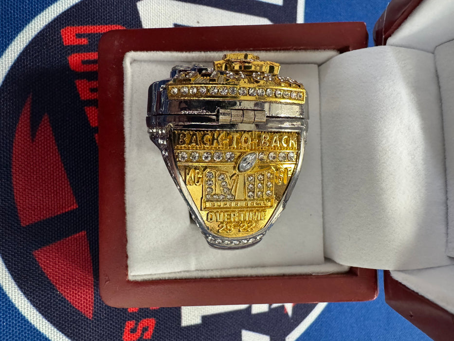 Patrick Mahomes Super Bowl LVIII Replica Ring with Display Box
