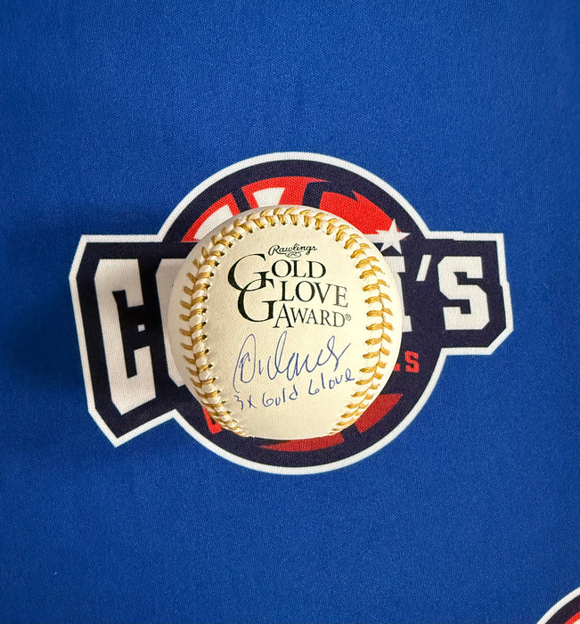 Rey Ordonez Autographed Gold Glove Baseball w/ 3x Gold Glove Inscription (JSA)