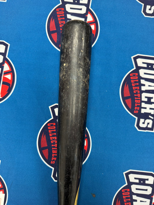 Ronny Mauricio Autographed GAME USED Bat from 2025 Season w/ Inscr (JSA)