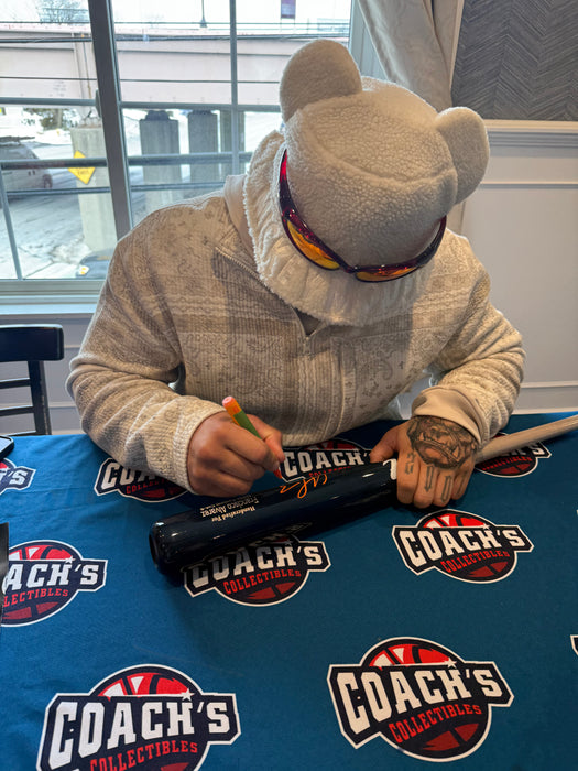 Francisco Alvarez Autographed Marucci Game Model Bat (Beckett)