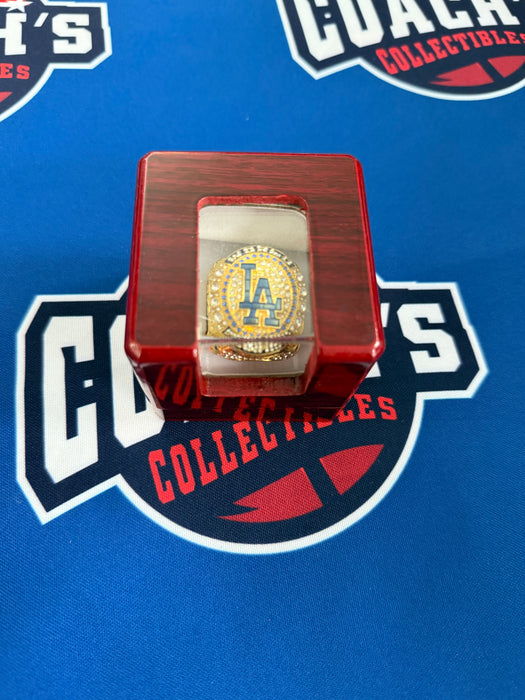 Los Angeles Dodgers Replica 2024 World Series Ring with Display Box