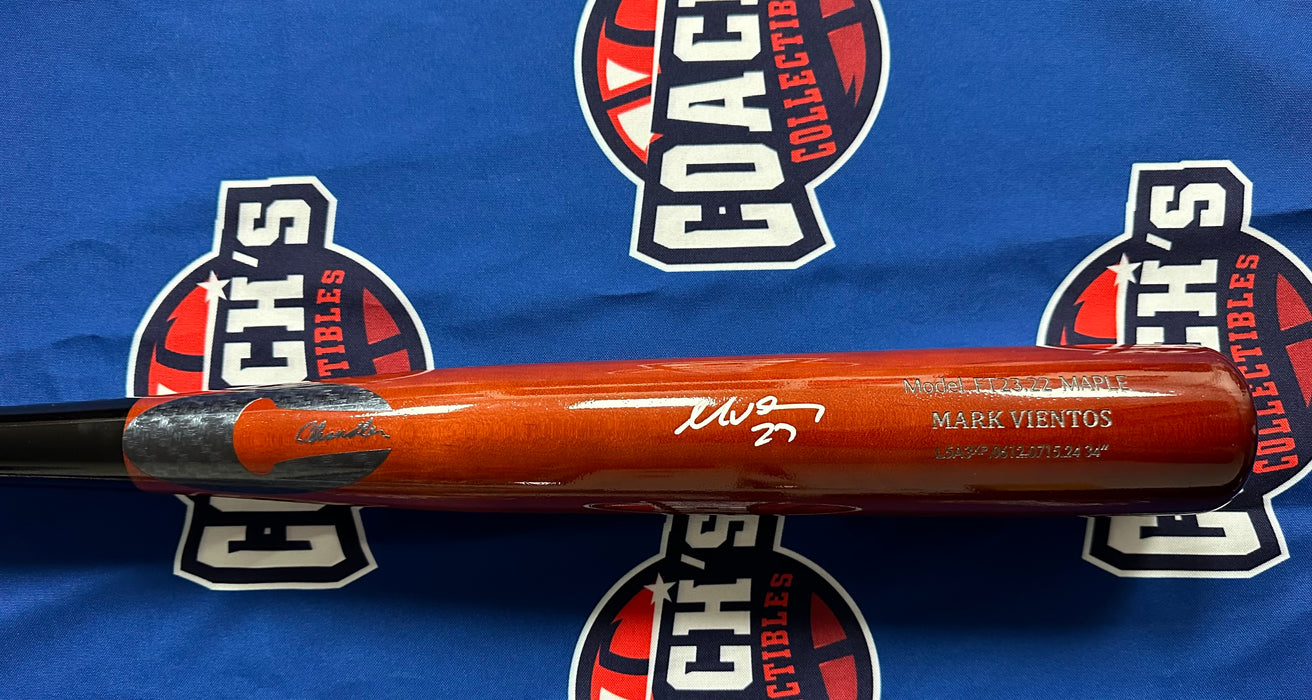 Mark Vientos Autographed Chandler Game Model Bat (Beckett)