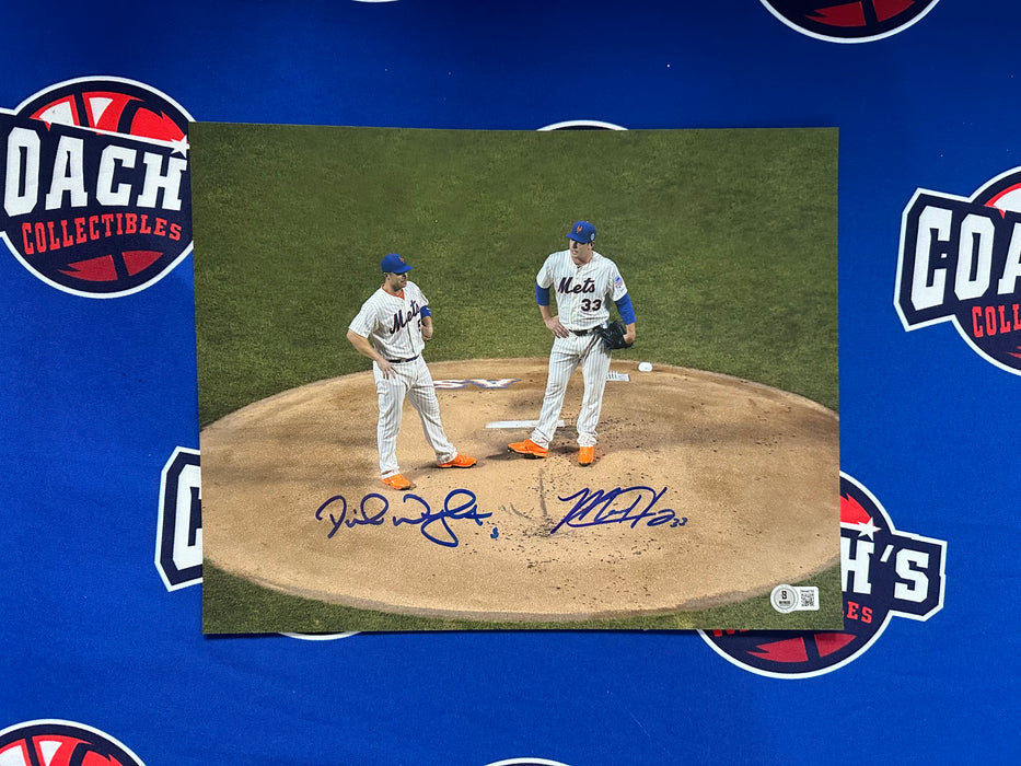 David Wright & Matt Harvey Dual Autographed 11x14 2013 All Star Game Photo (Beckett)