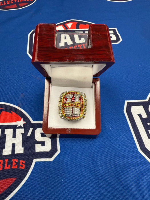Florida Panthers 2025 Replica Stanley Cup Ring with Display Box