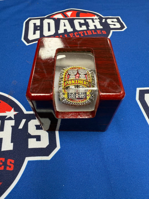 Florida Panthers 2025 Replica Stanley Cup Ring with Display Box