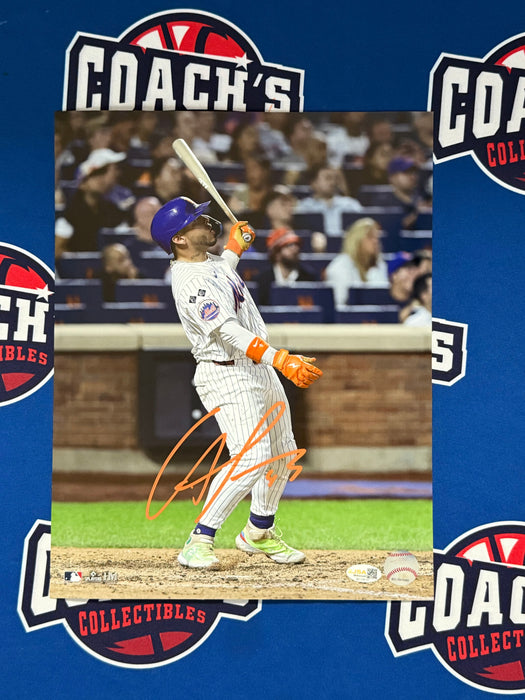 Francisco Alvarez Autographed 11x14 Walk Off HR Photo (JSA)