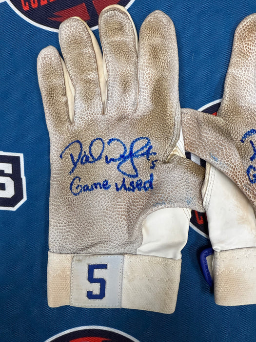 GAME USED David Wright Autographed PAIR of Nike Batting Gloves w/ Game Used Inscription (Beckett)