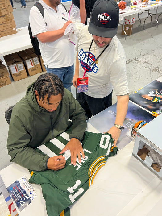 Jordan Love Autographed Green Bay Packers CUSTOM Home Jersey (Beckett)