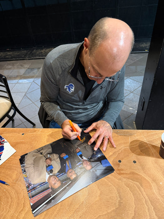Keith Hernandez, Gary Cohen & Ron Darling Autographed 11x14 Photo (Beckett)