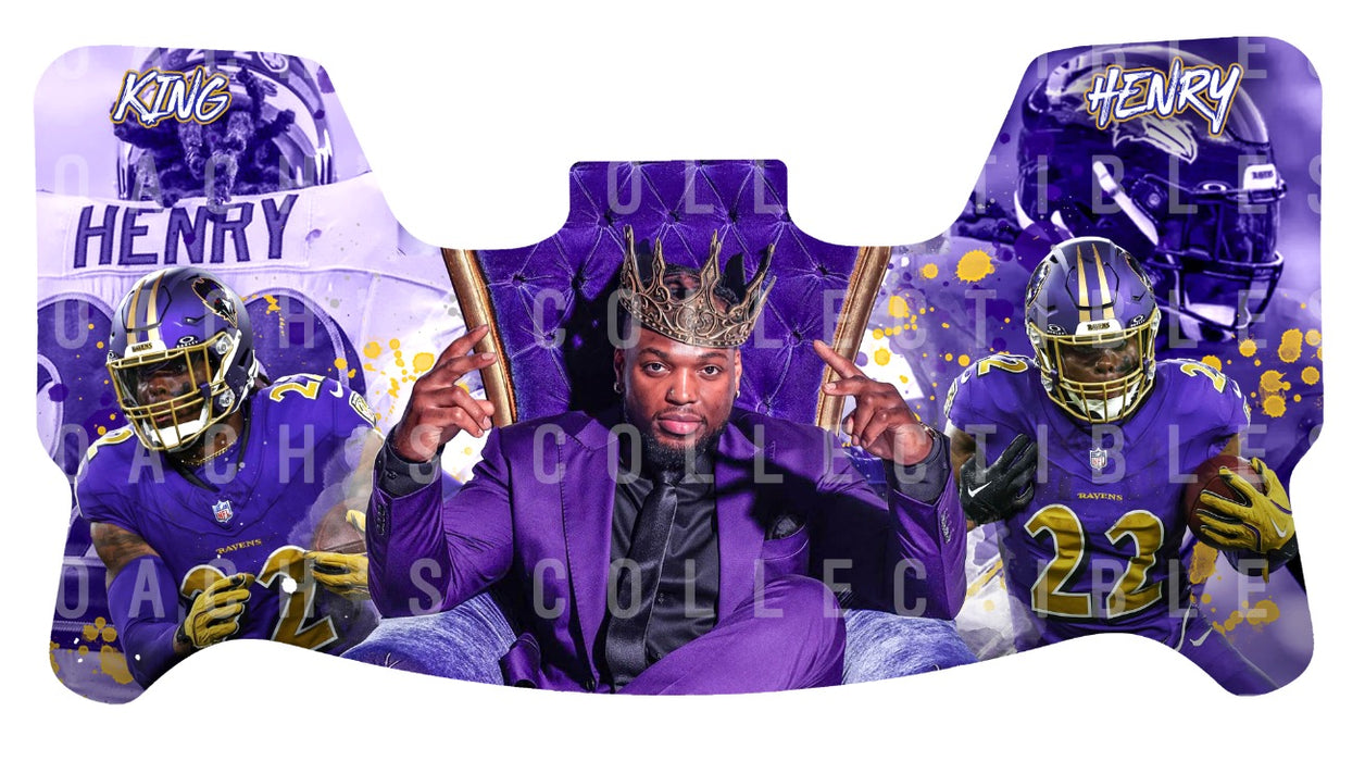 Derrick Henry Custom Visor for Any Full Size Riddell Helmet (Universal Fit)