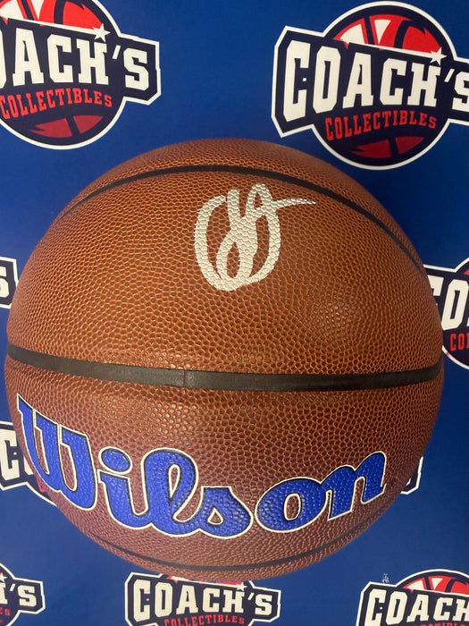 OG Anunoby Autographed NY Knicks Logo Wilson Basketball (Fanatics)