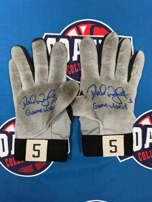 GAME USED David Wright Autographed PAIR of Nike Batting Gloves w/ Game Used Inscription (Beckett)