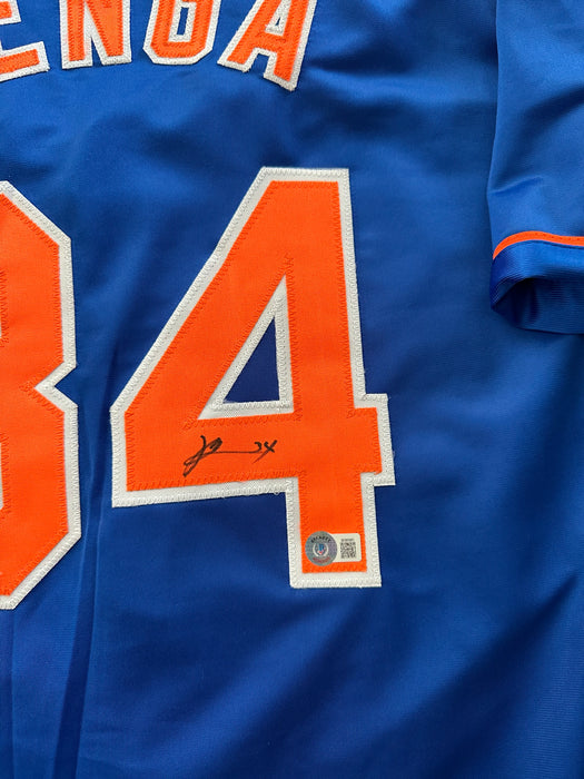 Kodai Senga Autographed CUSTOM NY Mets Blue Jersey (Beckett)
