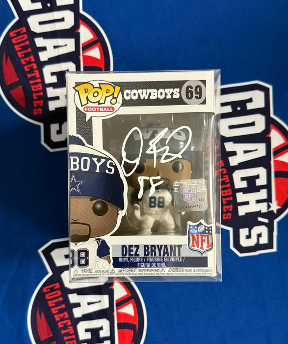 Dez Bryant Autographed Dallas Cowboys Funko Pop #69 (Beckett)