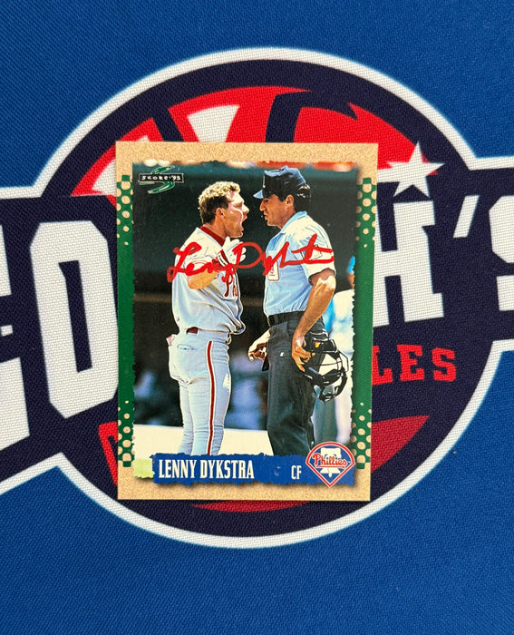 Lenny Dykstra Autographed 1994/95 Score Base Card (GTP)