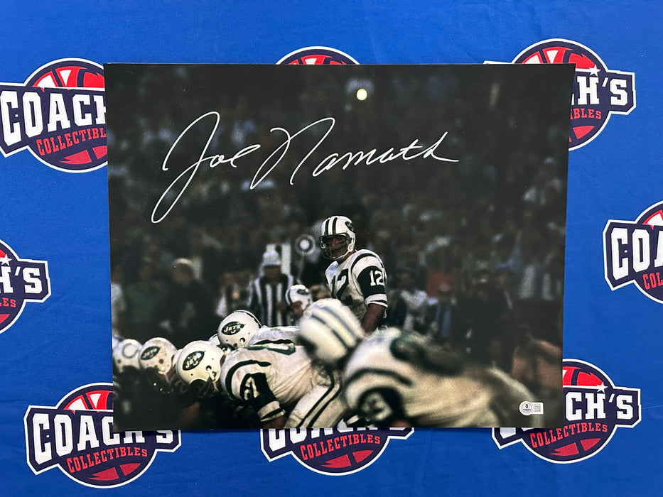 Joe Namath Autographed 16x20 Photo (Beckett)