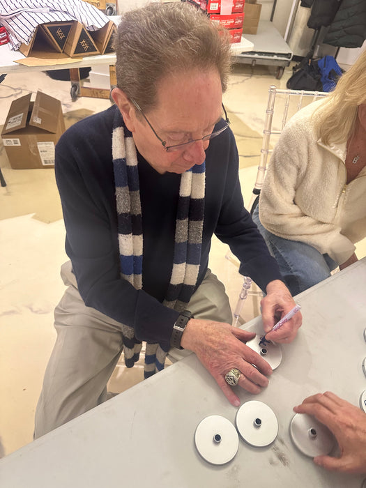 John Sterling Autographed 6" Silver Mini Broadcaster Microphone (JSA)