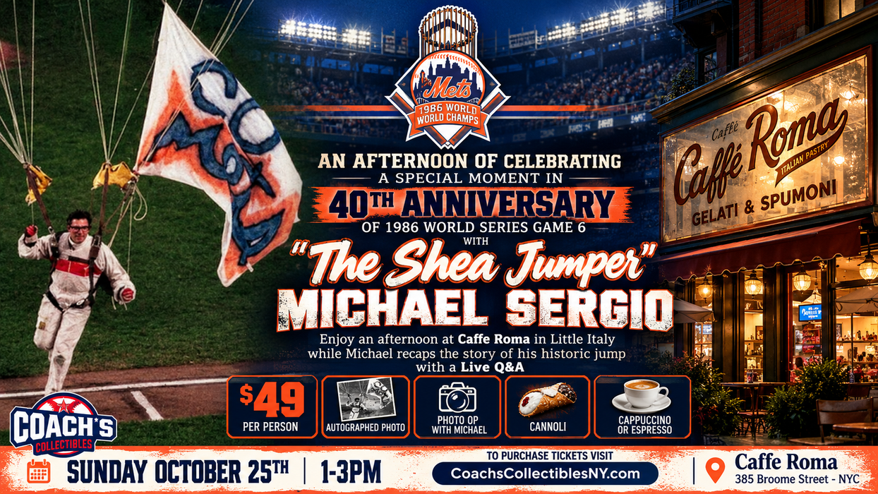 (1) Admission Ticket to Michael Sergio 40th Anniversary Celebration Day (10-25-26 1-3pm)
