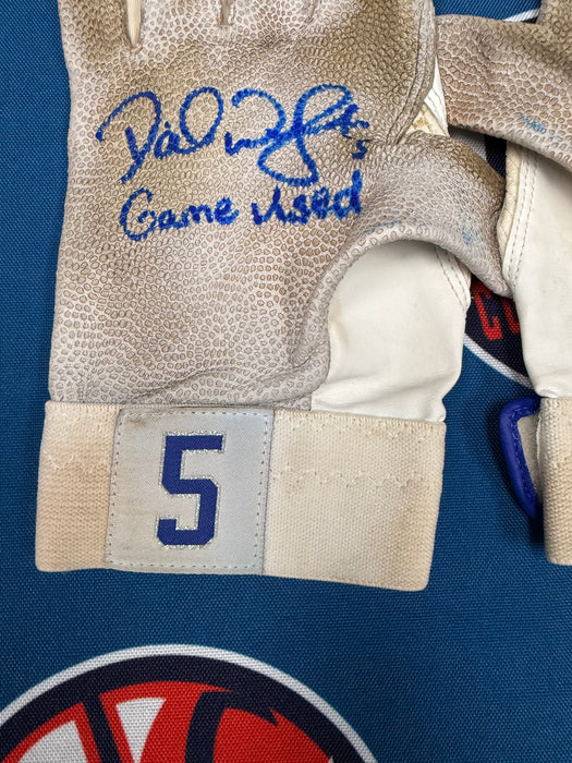 GAME USED David Wright Autographed PAIR of Nike Batting Gloves w/ Game Used Inscription (Beckett)