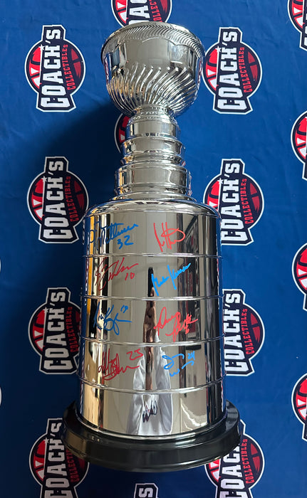 1994 New York Rangers Team Signed Full Size 25" Stanley Cup Trophy w/ 17 Autographs (Beckett)