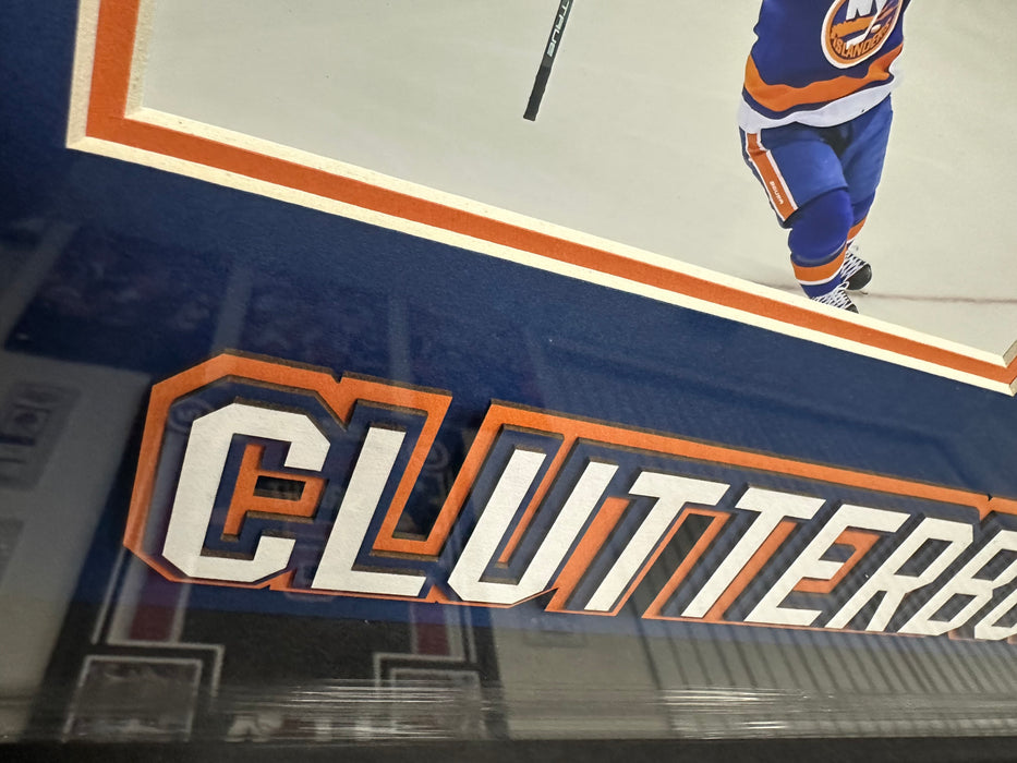 Cal Clutterbuck Autographed Puck in 13”x8” Custom Shadowbox (Fanatics)
