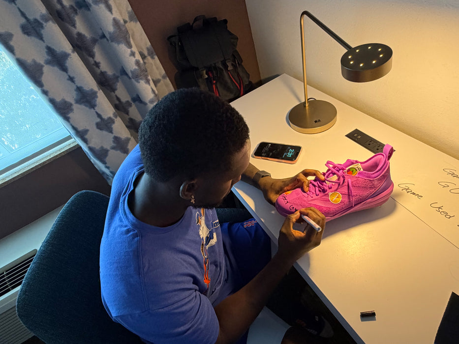 GAME USED Ronny Mauricio Autographed PAIR of Adidas Cleats w/ Game Used 2025 Inscription (JSA)