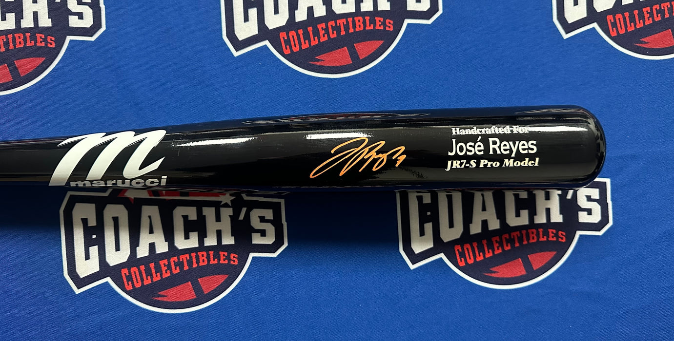 Jose Reyes Autographed Marucci Game Model Bat (Beckett)